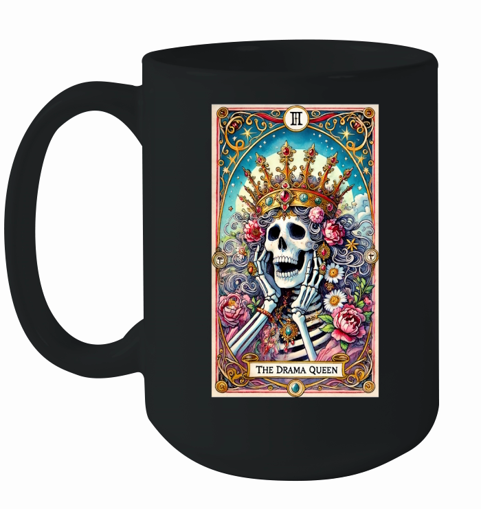 The Drama Queen Tarot Card 5 Ceramic Mug