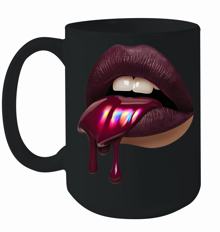 Womens Honey Glazed Lips  29 Ceramic Mug