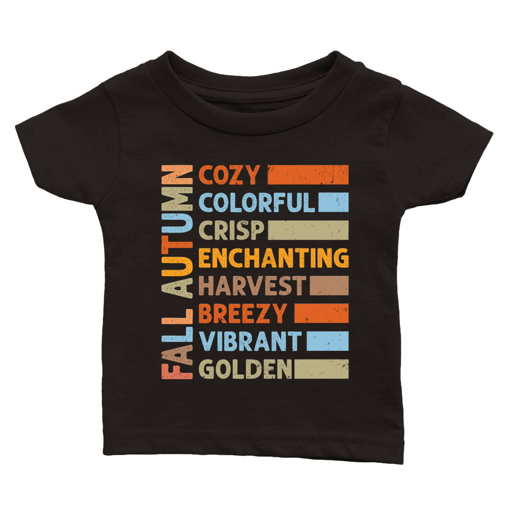 fall autumn cozy colorful crisp enchanting harvest Classic Baby Crewneck T-shirt