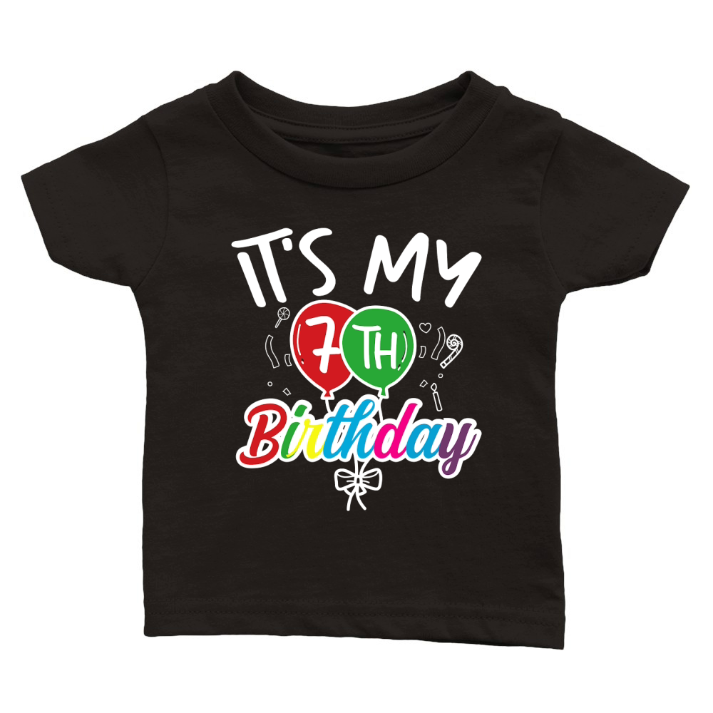 its my 7thbirthday Classic Baby Crewneck T-shirt