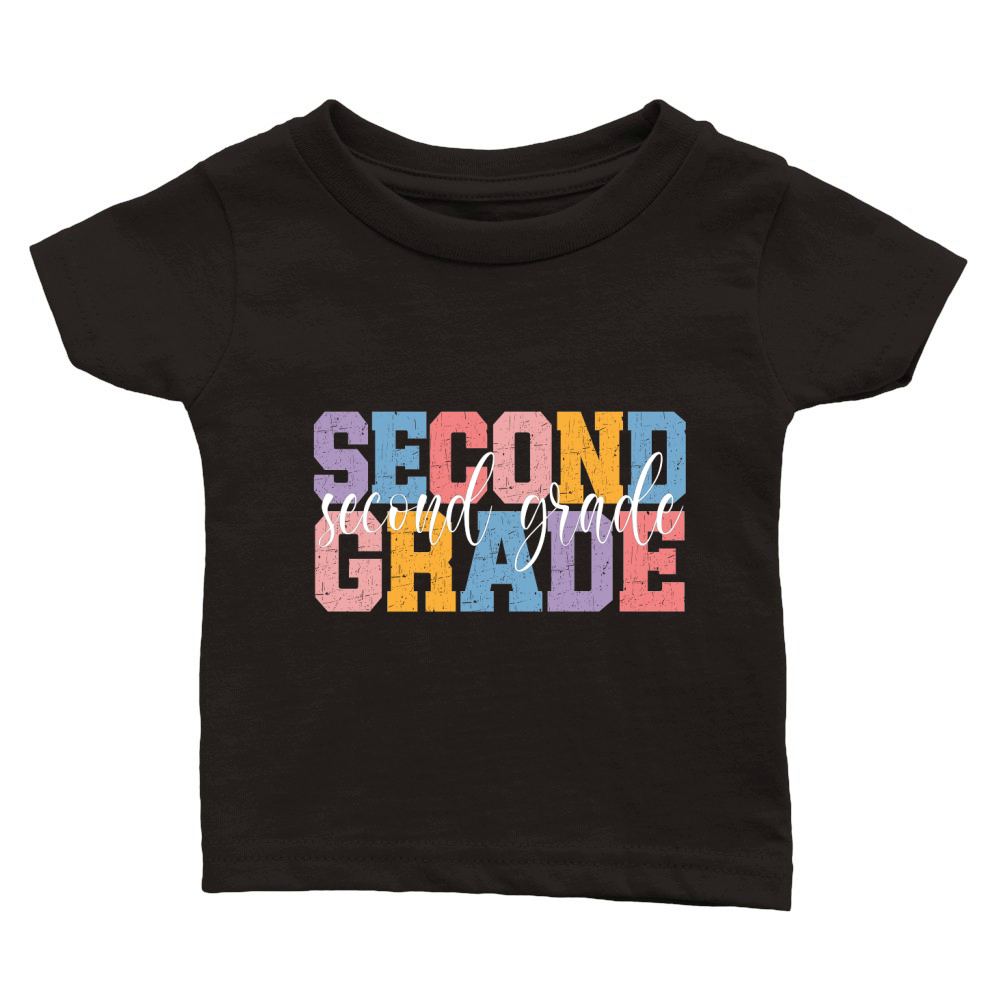 second grade college Classic Baby Crewneck T-shirt