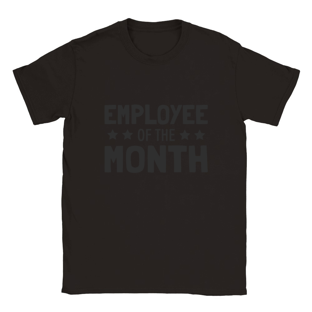 Employee of the Month Award Work Job Humor Classic Kids Crewneck T-shirt