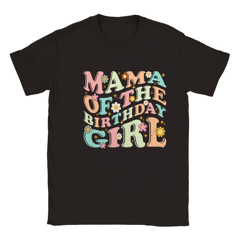 MAMA OF THE BIRTHDAY GIRL 2.01 Classic Kids Crewneck T-shirt