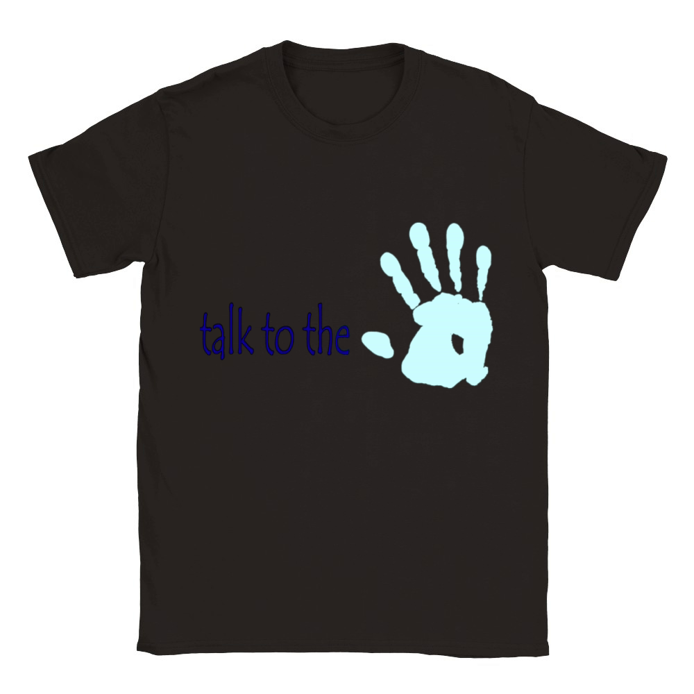 Talk to the Hand Classic Kids Crewneck T-shirt