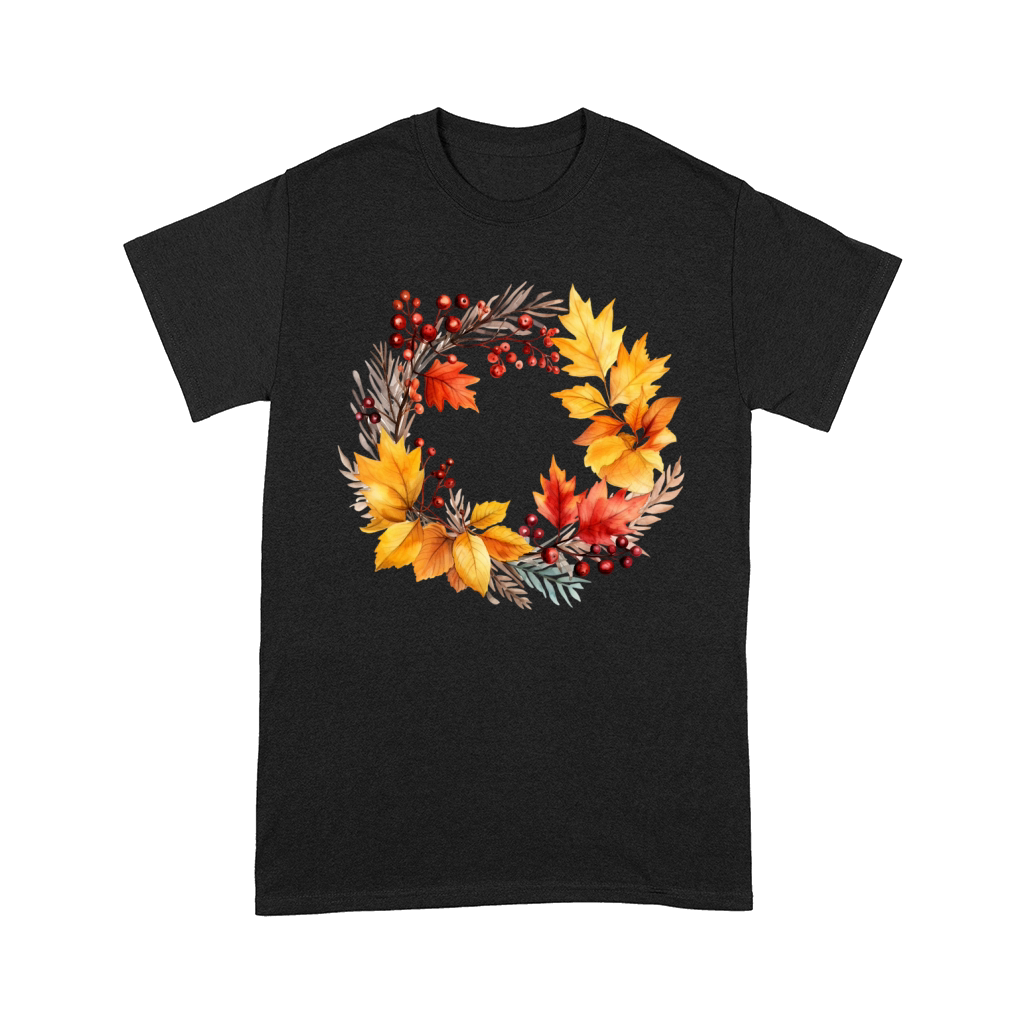 Autumn Fall Floral Frame 10 Comfort T-shirt