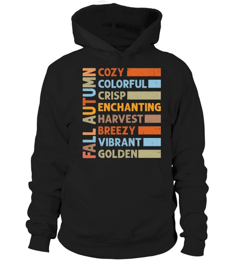 fall autumn cozy colorful crisp enchanting harvest Hoodie Unisex