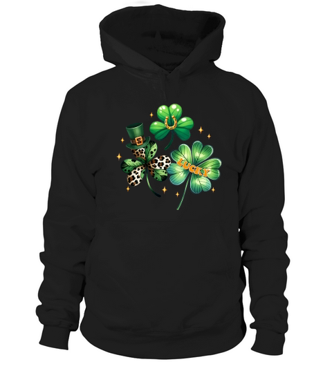 Groovy Lucky St. Patrick’s Day Hoodie Unisex