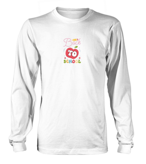 back to school 1 12 Long sleeved Unisex
