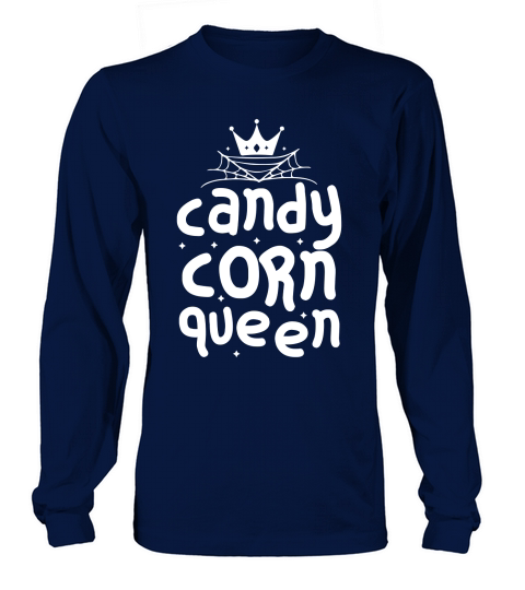 Candy Corn Queen Long sleeved Unisex