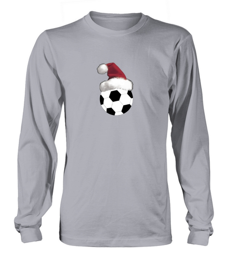 Christmas Soccer Ball Santa Claus Hat Long sleeved Unisex