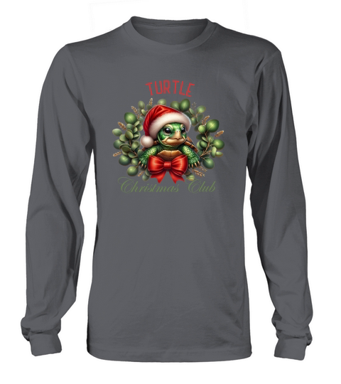 Turtle Christmas Club Long sleeved Unisex