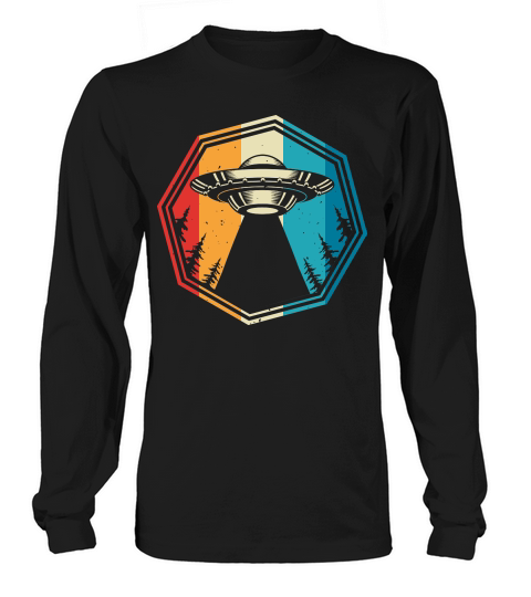 Vintage UFO Alien 06 Long sleeved Unisex