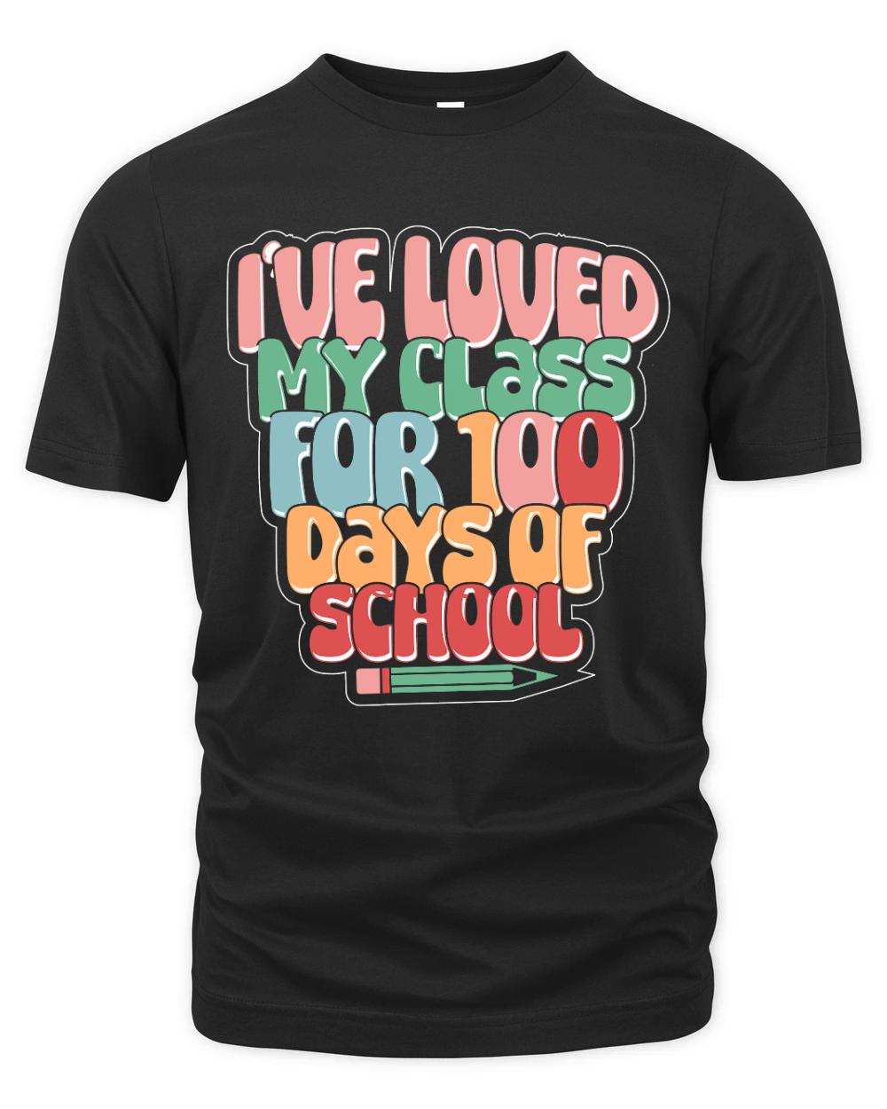 100 Days of School 1 Organic Unisex T-shirt