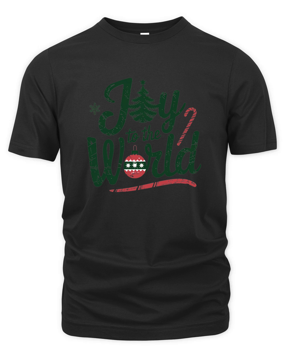 Joy to the World Christmas 02 Organic Unisex T-shirt