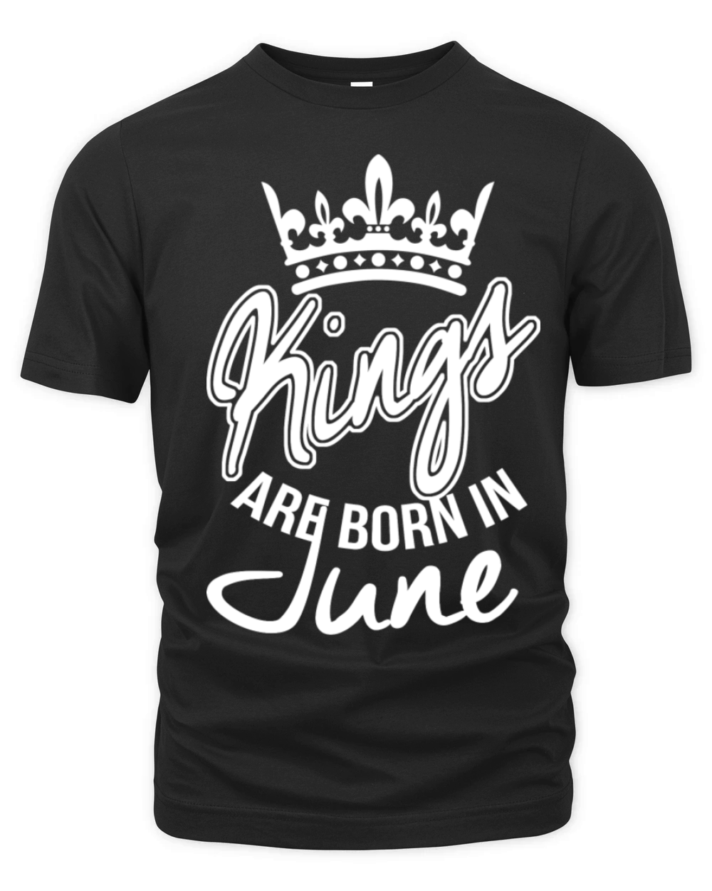 Kings Are Born in June Organic Unisex T-shirt