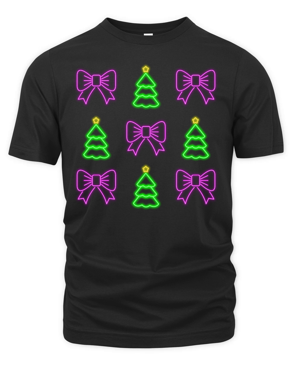 neon christmas Organic Unisex T-shirt