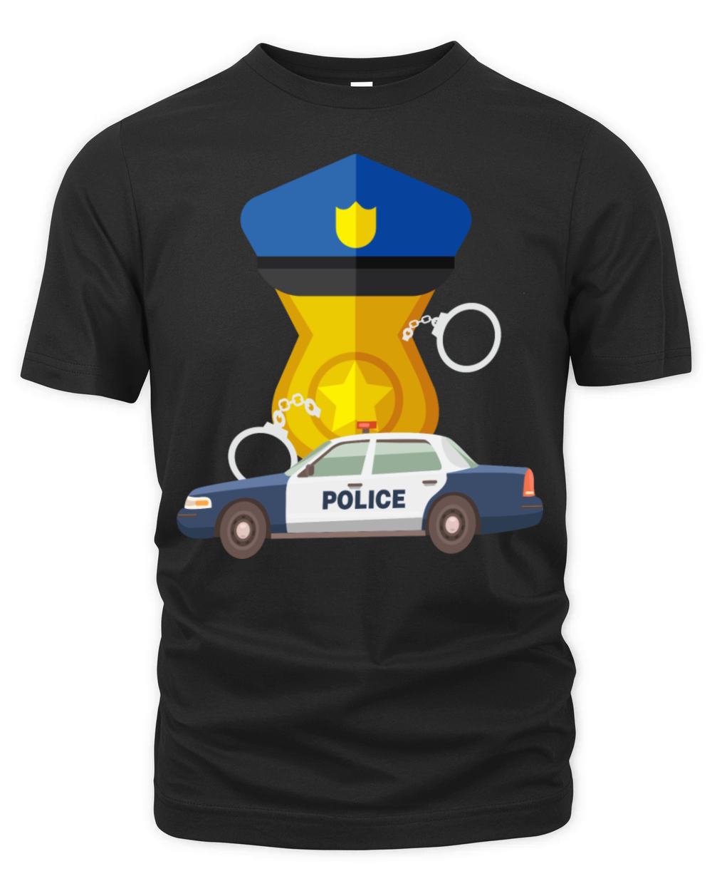 Police car children police boys Organic Unisex T-shirt