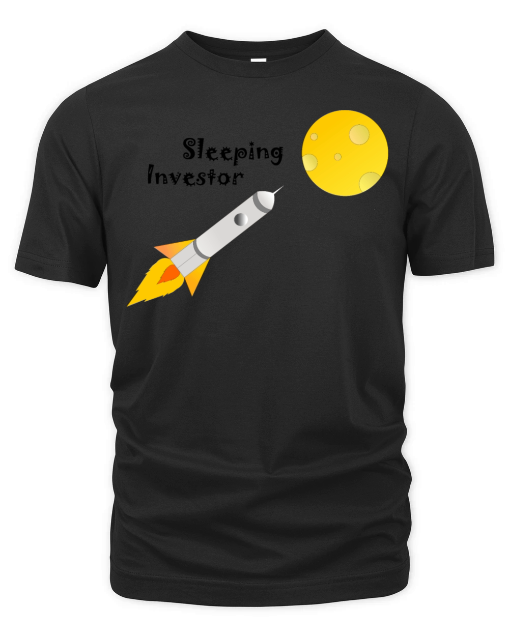 Sleeping Investor Organic Unisex T-shirt