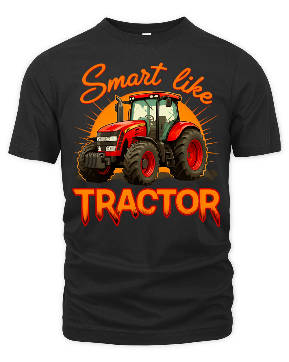 Smart Like Tractor 2 Organic Unisex T-shirt