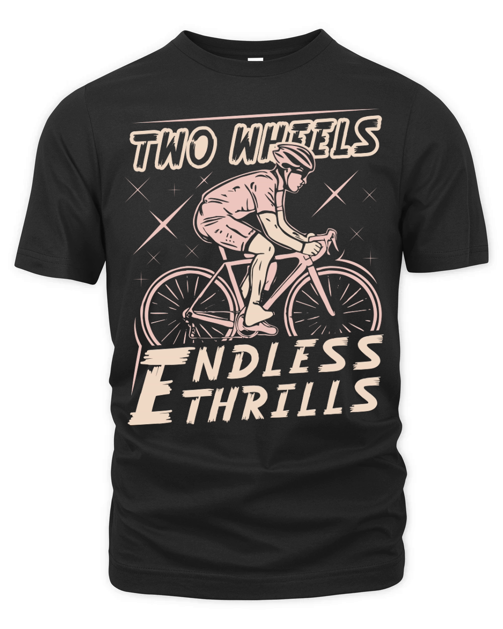 Two Wheels, Endless Thrills Organic Unisex T-shirt