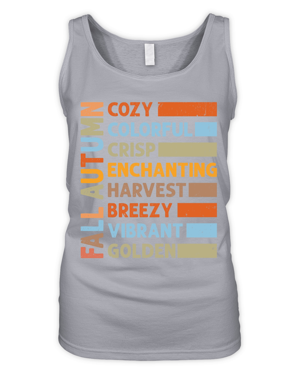 fall autumn cozy colorful crisp enchanting harvest Organic Women's Tank Top