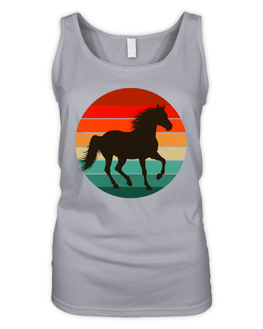 Funny Horse 2 02 Organic Women's Tank Top