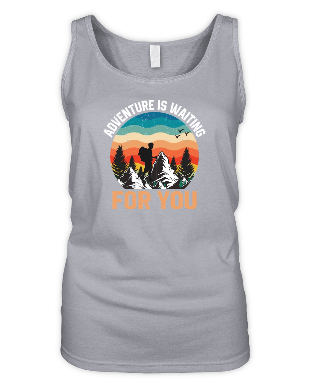 Hiking   Adventure is waiting for you 2 Organic Women's Tank Top
