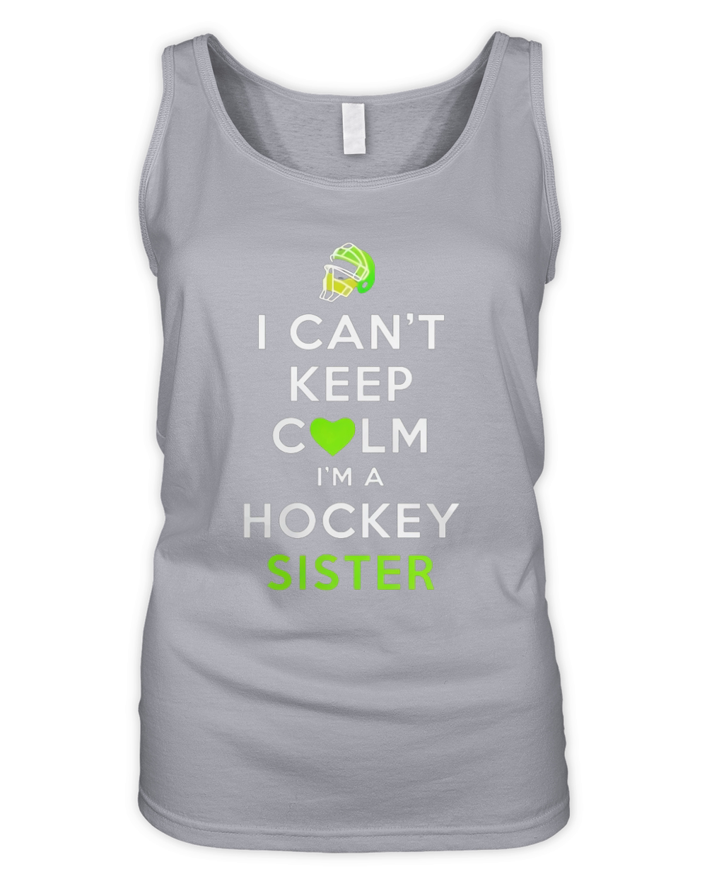 I Cant Keep Calm Im a Hockey Sister Organic Women's Tank Top