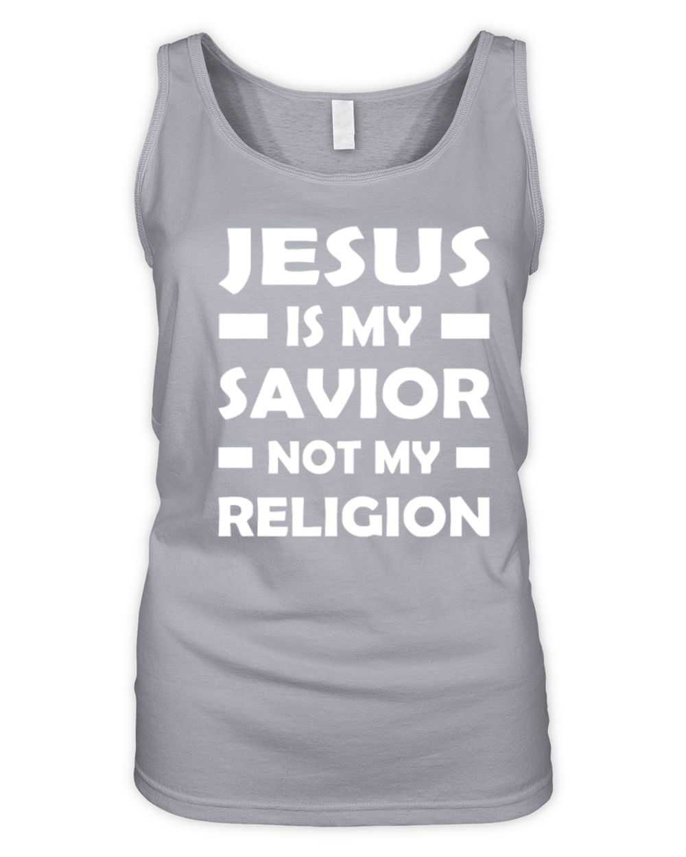 Jesus Is My Savior Not My Religion Organic Women's Tank Top