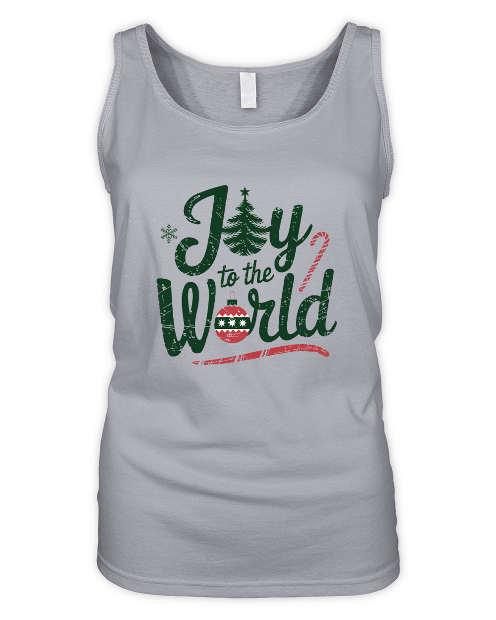 Joy to the World Christmas 02 Organic Women's Tank Top