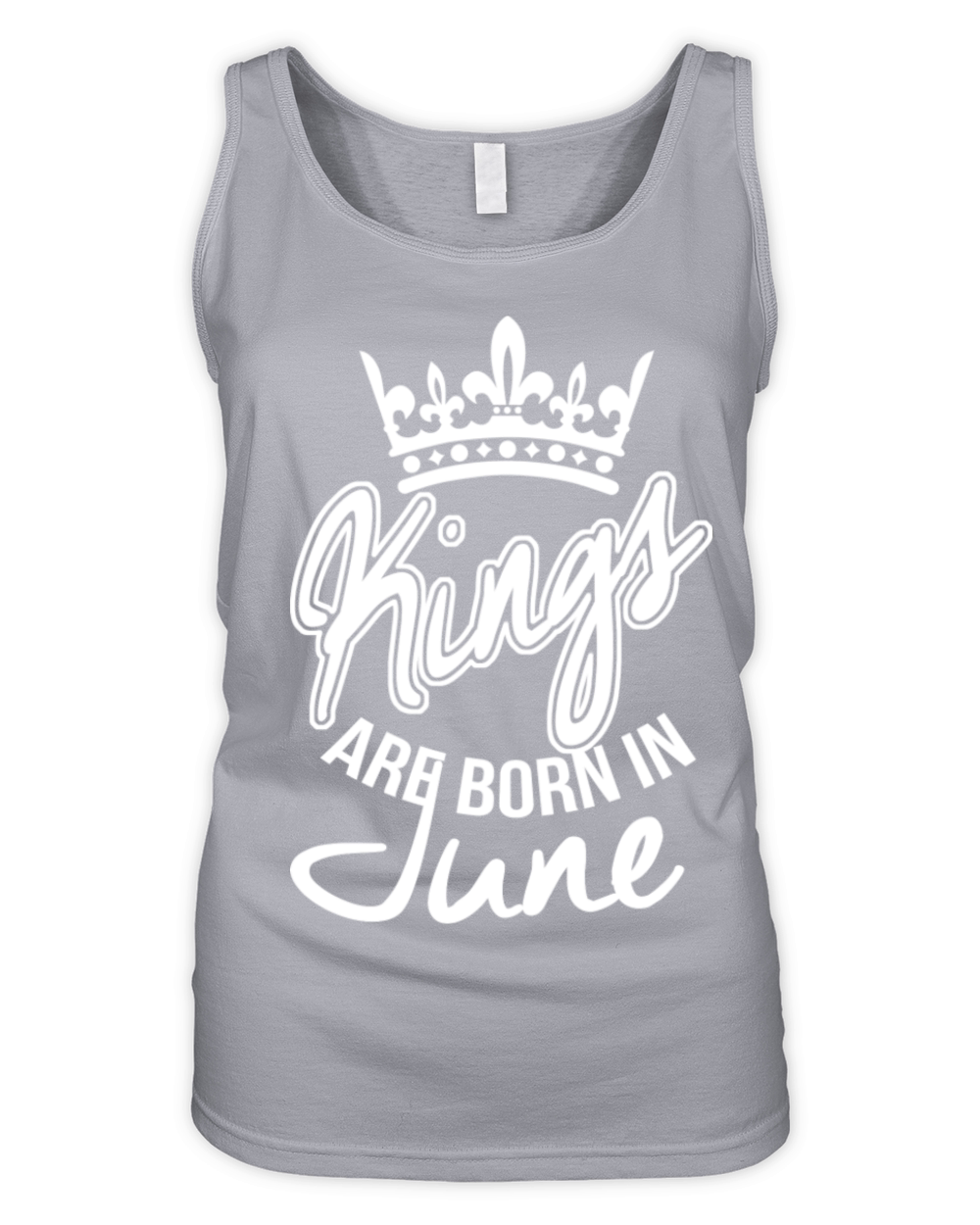 Kings Are Born in June Organic Women's Tank Top