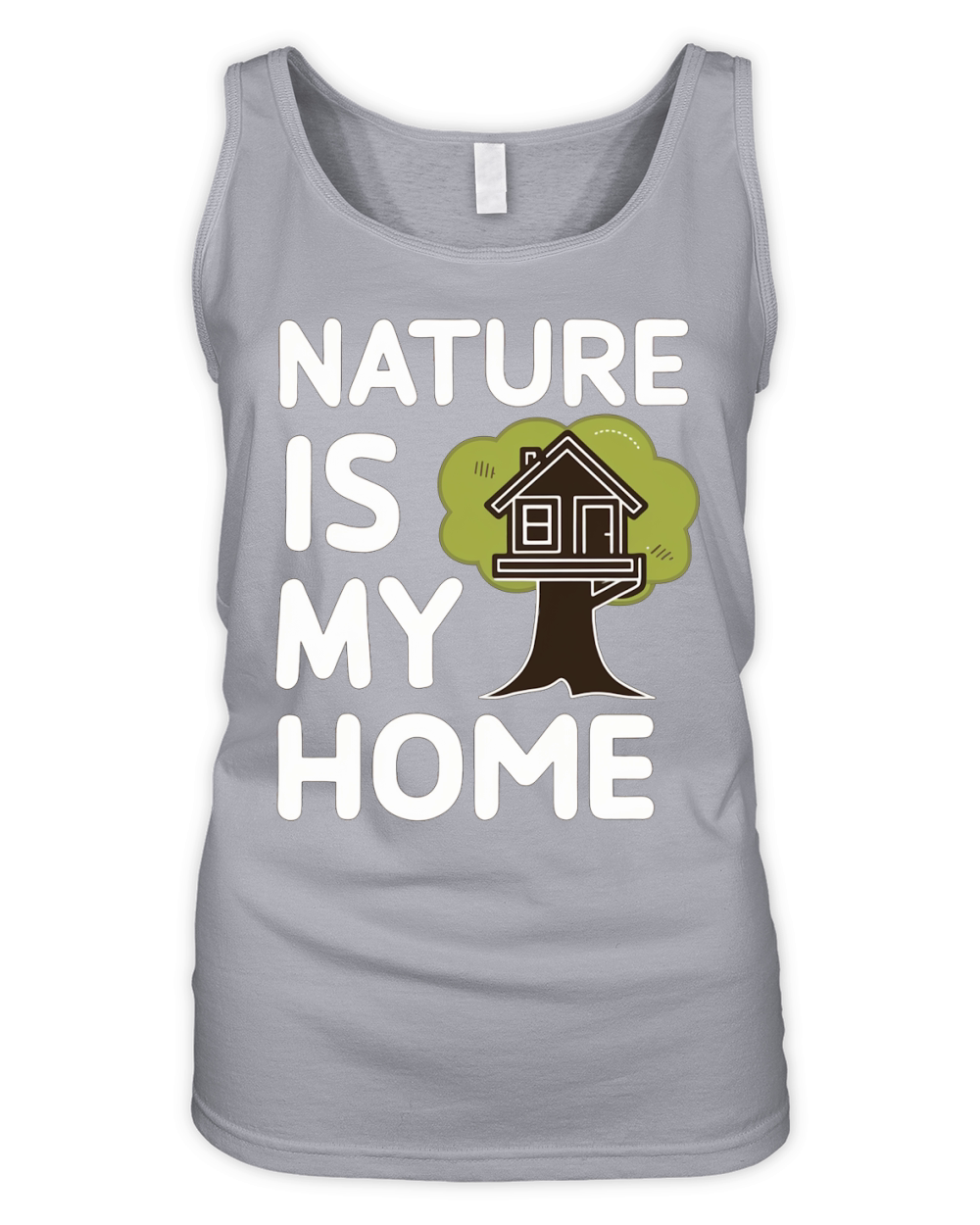 Nature is my home Organic Women's Tank Top