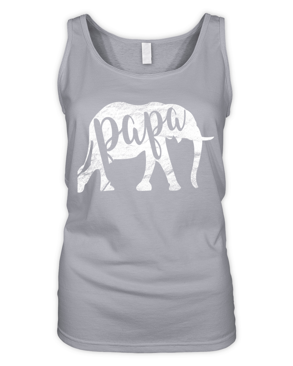 Papa Elephant Funny Father Day Gift Ideas For Best Dad Organic Women's Tank Top