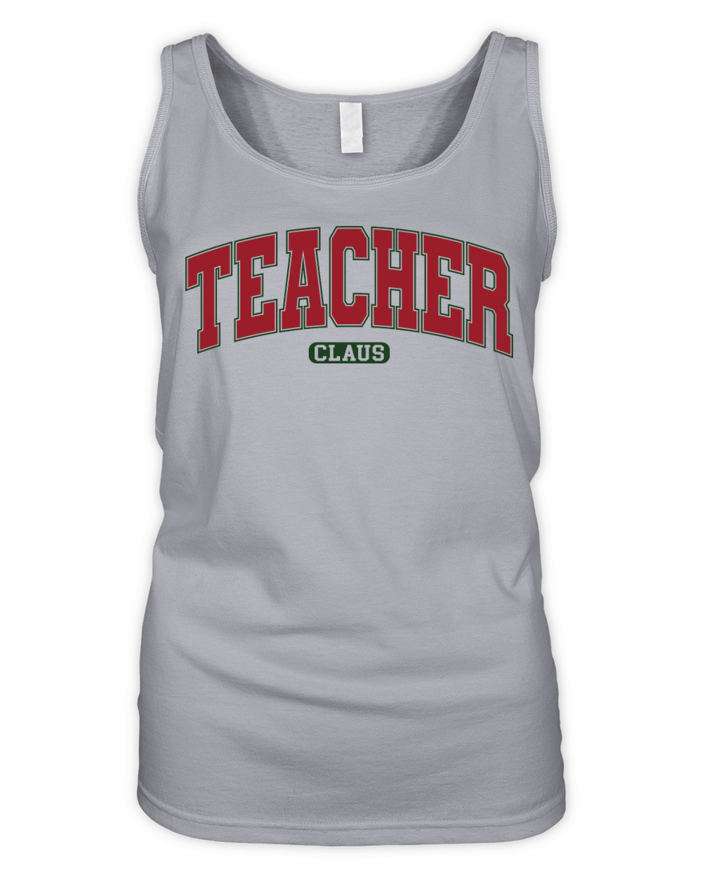 TeacherClausVarsity Organic Women's Tank Top