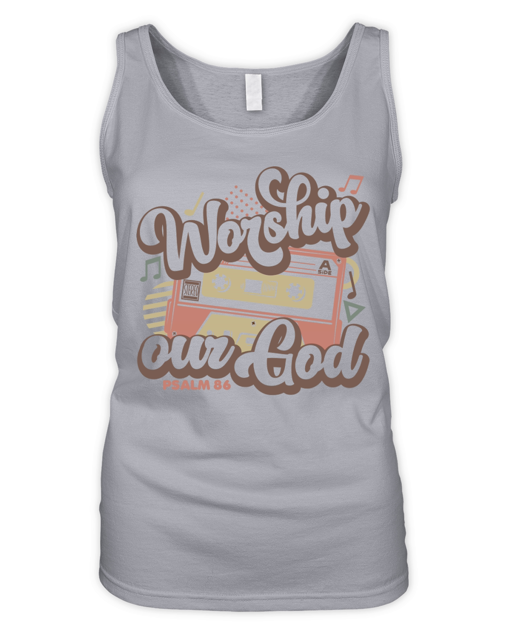 Worship our GodCOLOR Organic Women's Tank Top