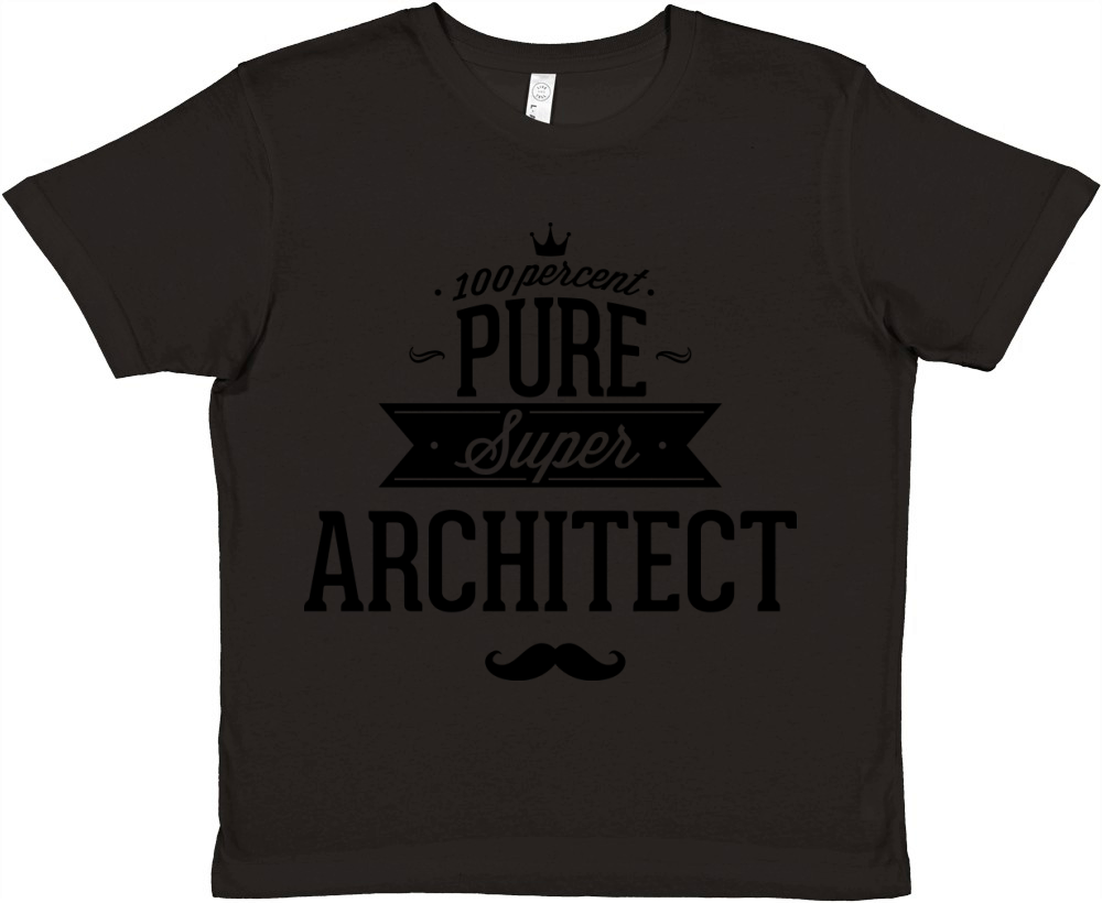 100 percent pure super architect Premium Kids Crewneck T-shirt