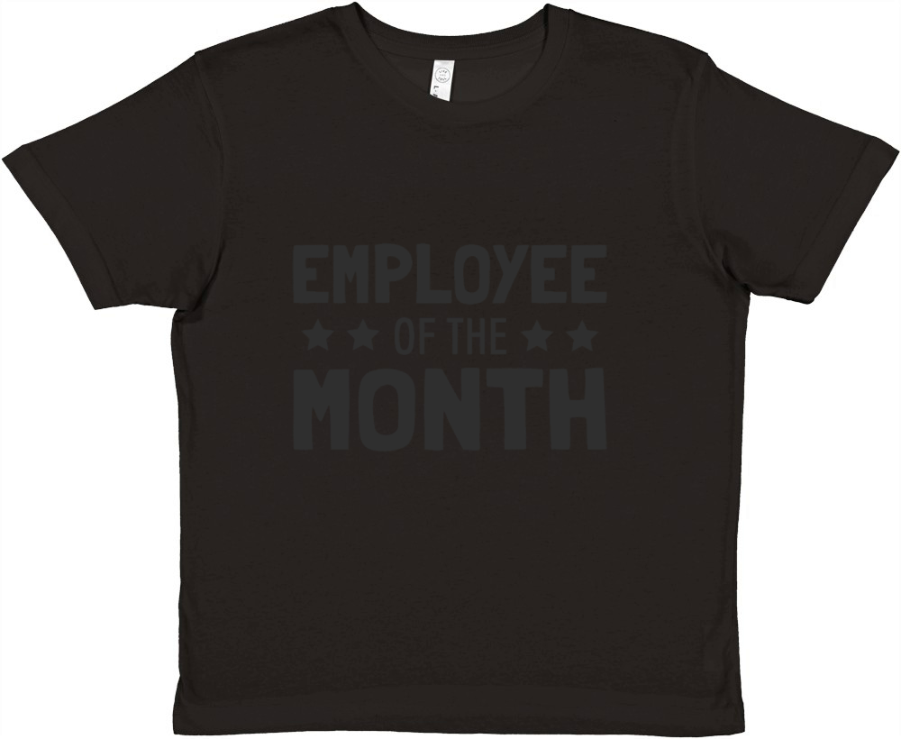 Employee of the Month Award Work Job Humor Premium Kids Crewneck T-shirt