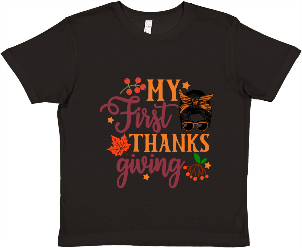 My First Thanksgiving 7 Premium Kids Crewneck T-shirt