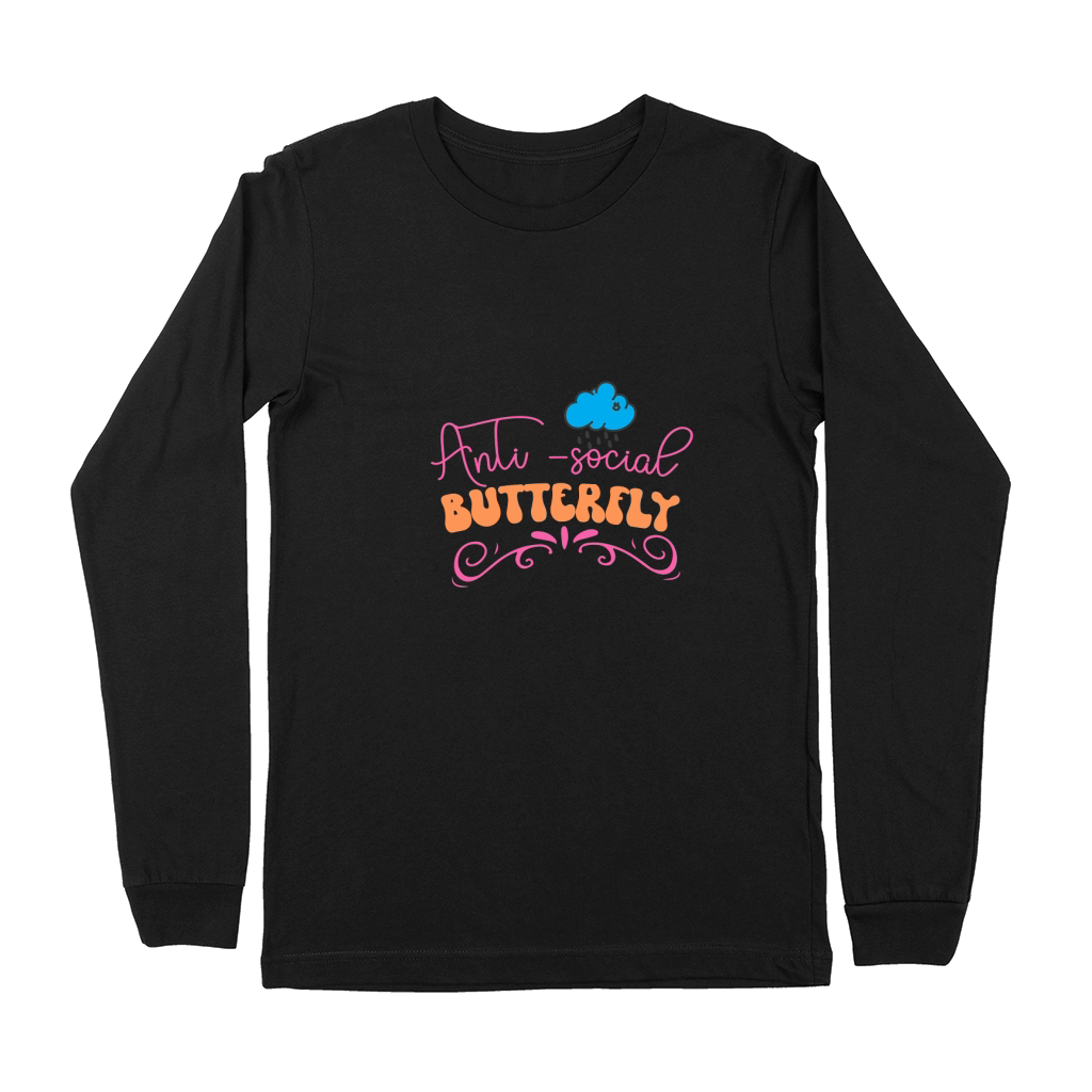 Anti  social Butterfly Premium Long Sleeve