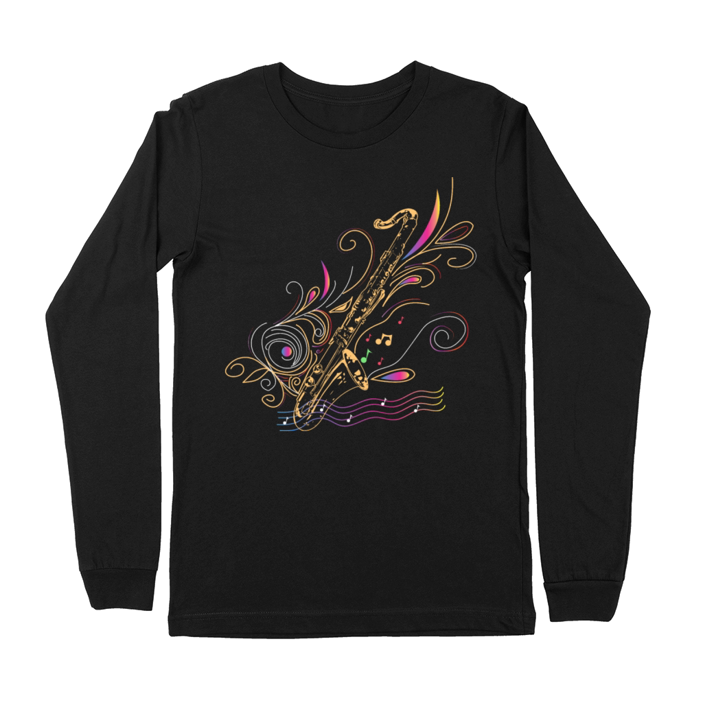 Bass clarinet colorful gift Premium Long Sleeve