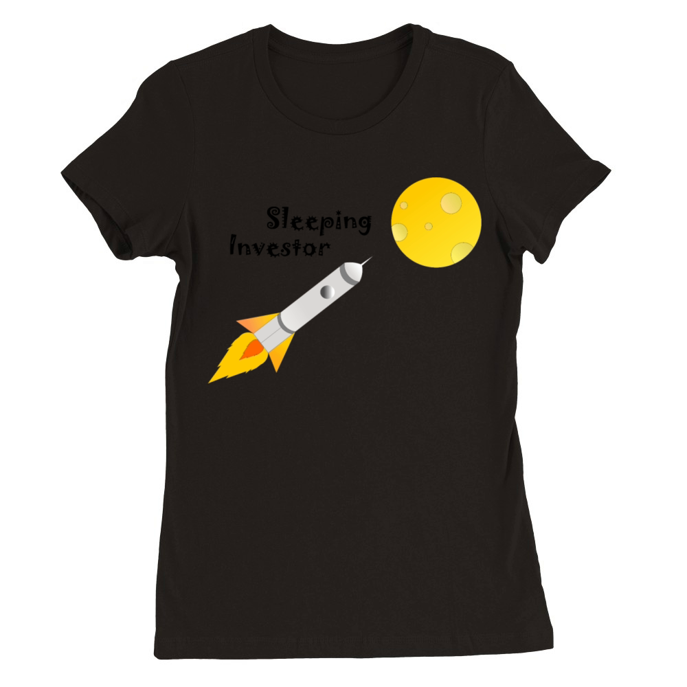 Sleeping Investor Premium Womens Crewneck T-shirt