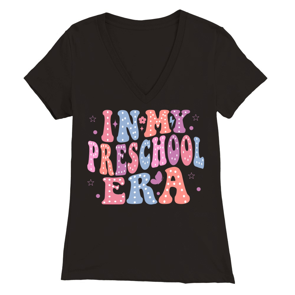 In My Preschool Era 02 Premium Womens V-Neck T-shirt