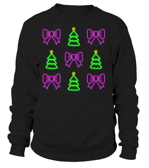 neon christmas Sweatshirt Unisex