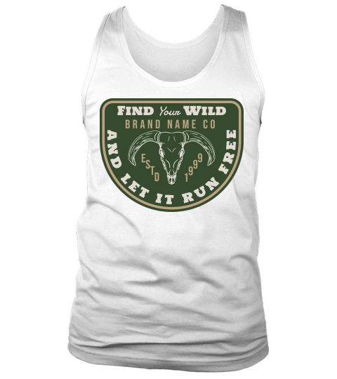 Find your wild brand name co Tank Top Unisex