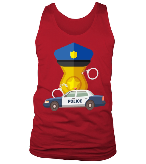 Police car children police boys Tank Top Unisex