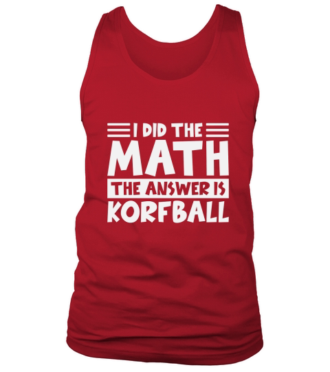 The Answer Is Korfball Tank Top Unisex