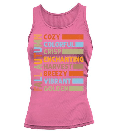fall autumn cozy colorful crisp enchanting harvest Tank top Woman