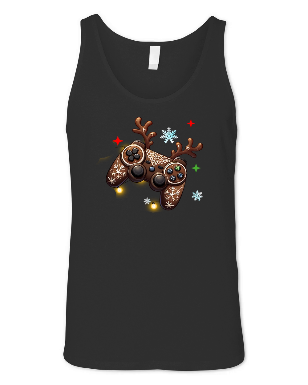 Christmas Controller Video Game 01 Unisex Jersey Tank