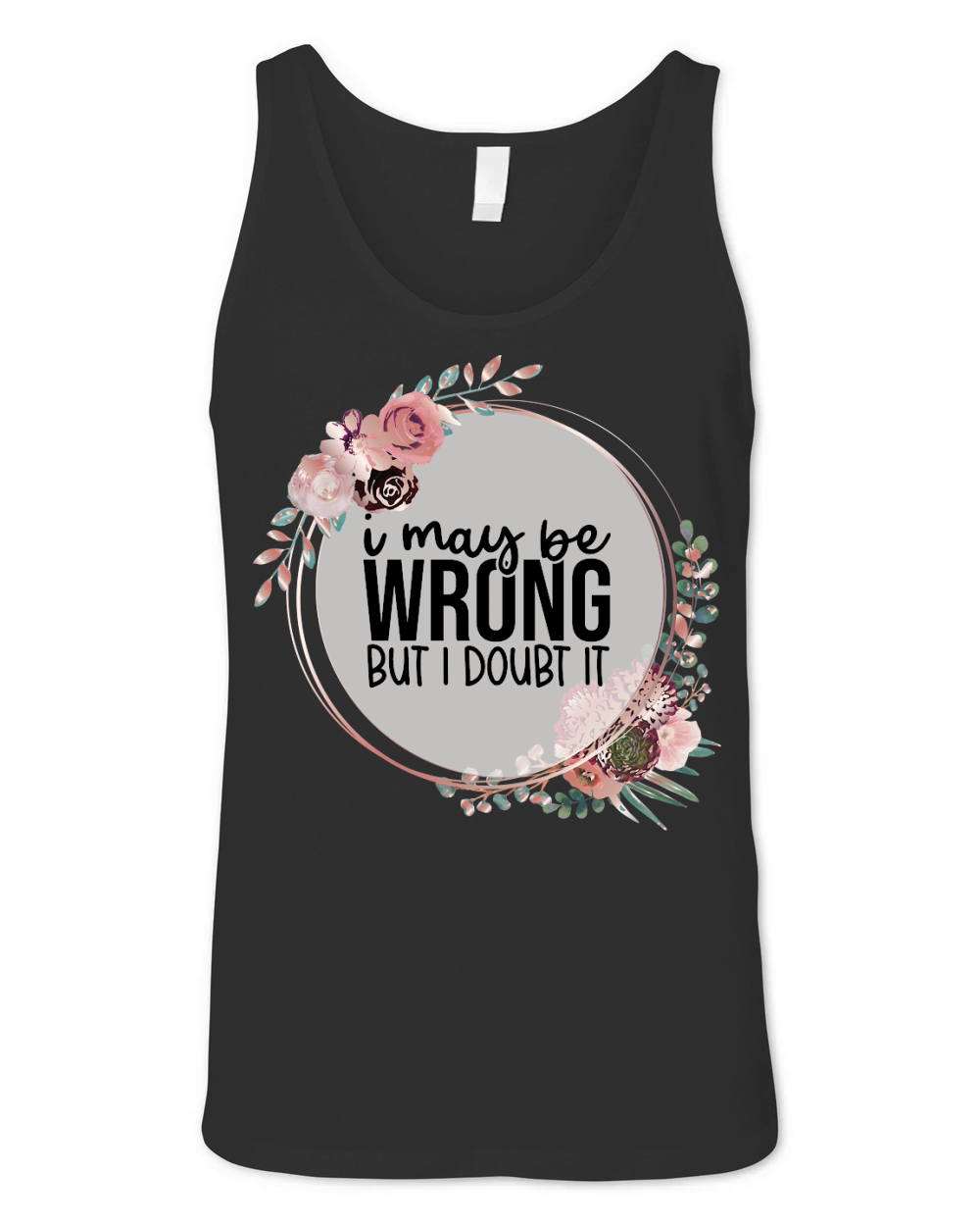 i may be wrong Unisex Jersey Tank