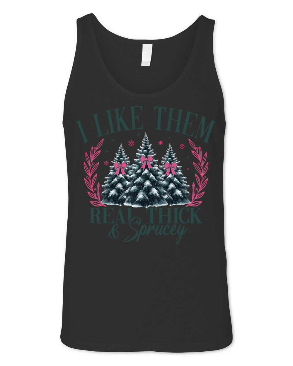 ILikeThemRealThickAndSprucey Unisex Jersey Tank